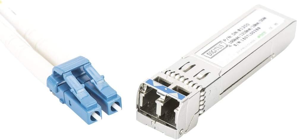 DIGITUS 10 Gbit Universal SFP+ Modul, Mini GBIC, Multimode, LC Duplex, 850 nm, 300 Meter, 10 Gbit/s