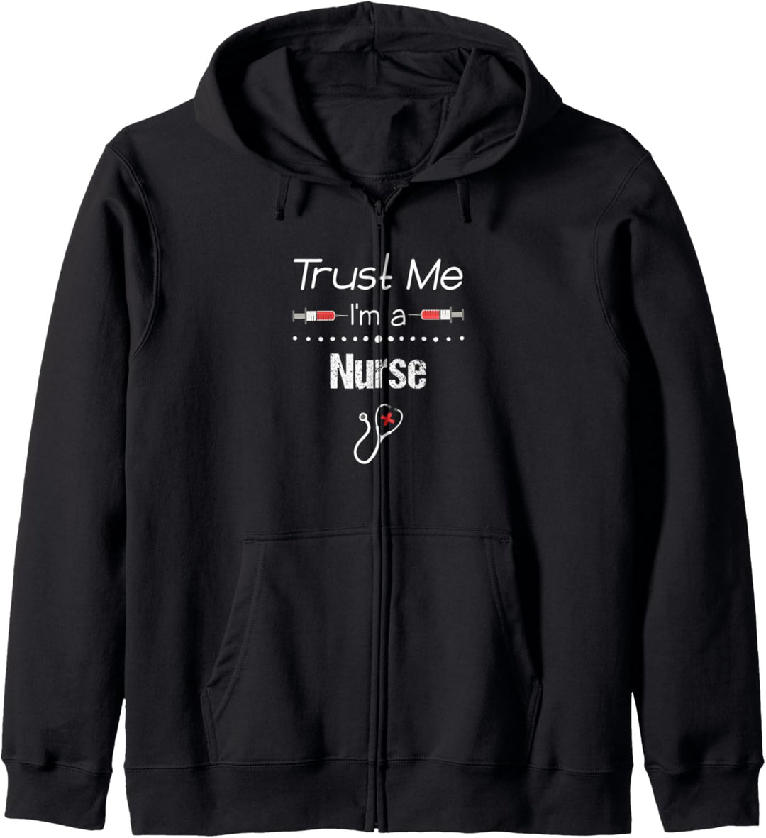 Krankenschwester Zitat/Lustige Spruch/Design Stethoskop Kapuzenjacke