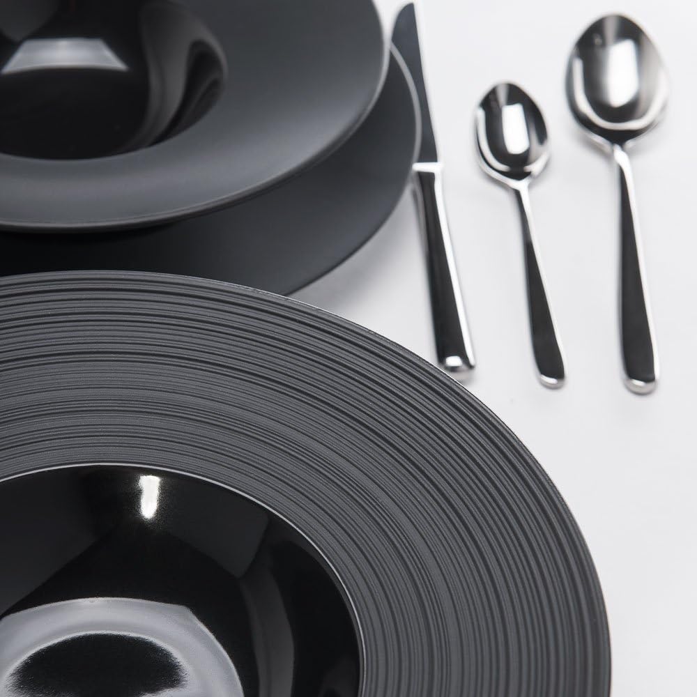 3x Grosser Suppenteller Gourmet Kontrast Ø 305 mm