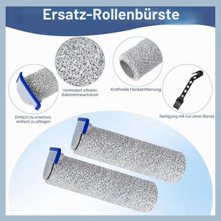 Bürstenrolle Ersatzteile für Ecovacs Deebot X8 Pro Omni / x8 Omni Roboter Staubsauger Zubehör, 2 Wis