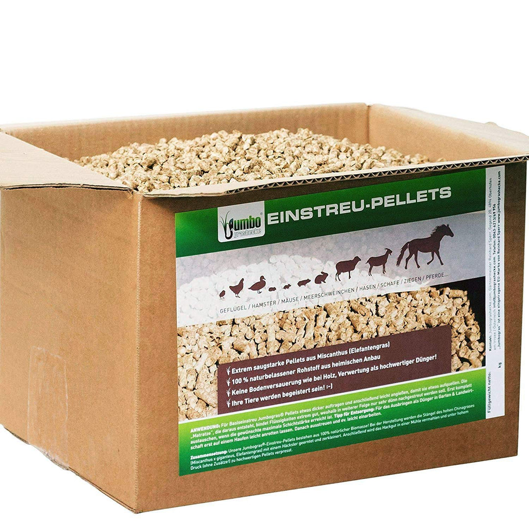 Kleintier-Einstreu Pellets aus Miscanthus/Elefantengras für Hasen Kaninchen Maus Vogel Meerschweinch