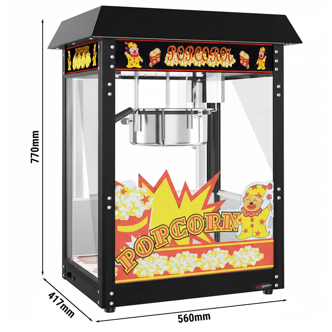 GGM Gastro | PMET5SS | Popcornmaschine - 5 kg/h - mit 1 Kessel