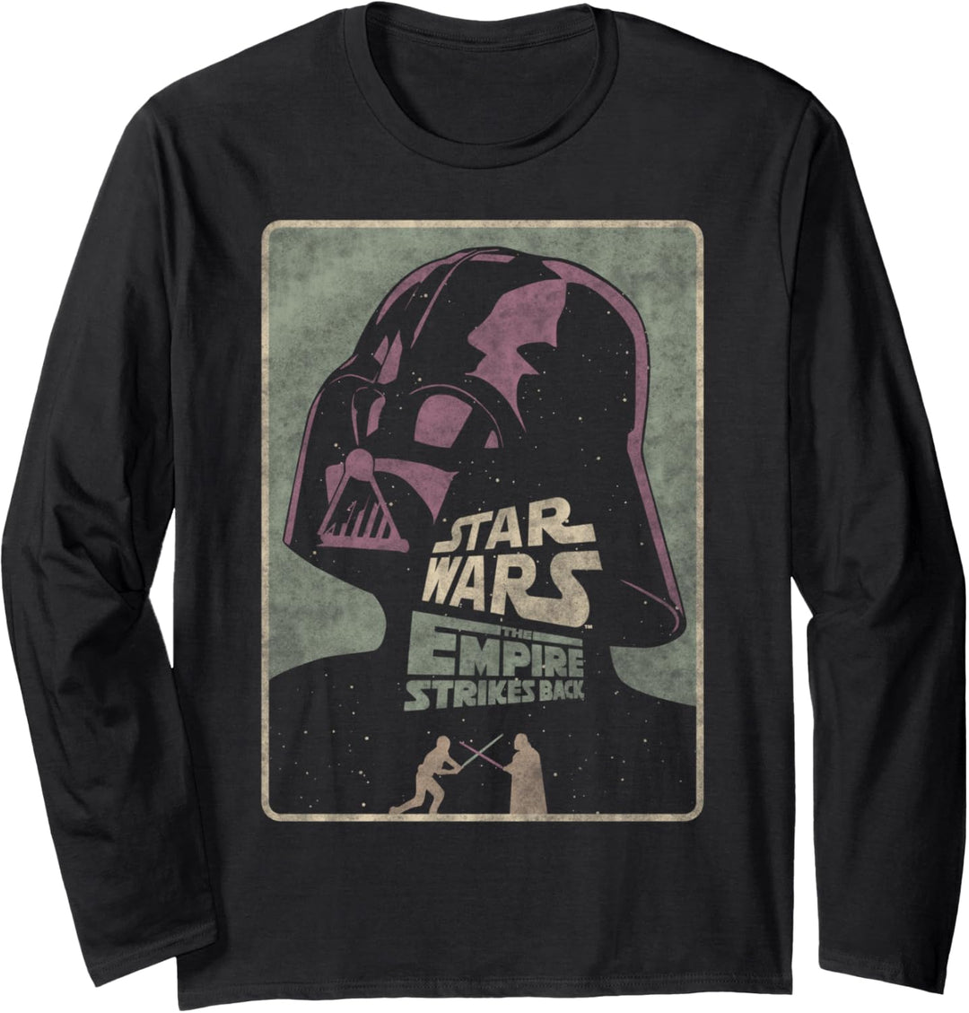 Star Wars The Empire Strikes Back Darth Vader Look Up Langarmshirt