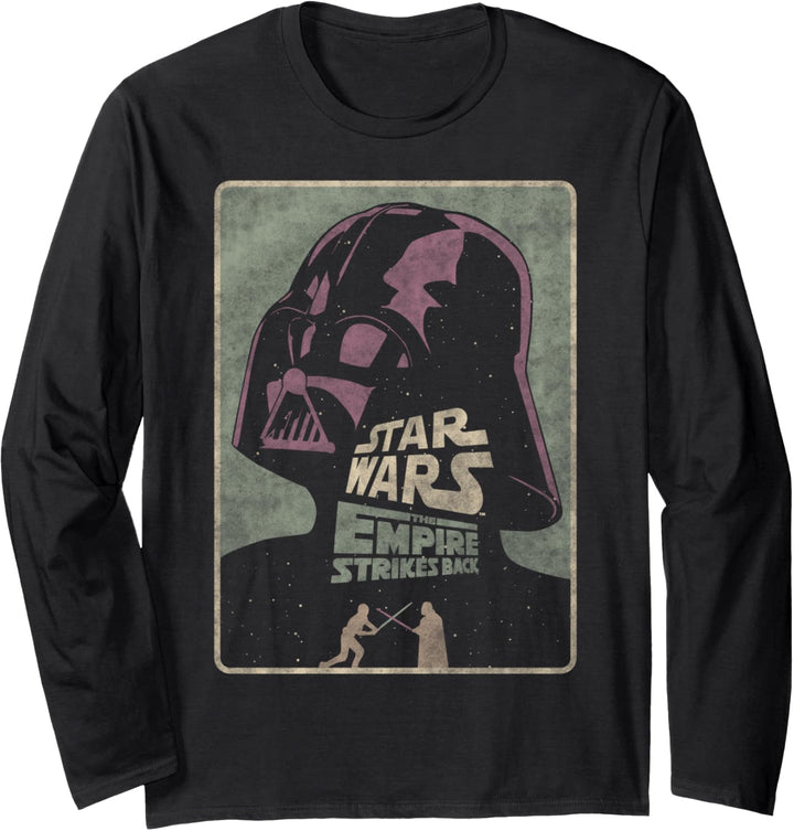Star Wars The Empire Strikes Back Darth Vader Look Up Langarmshirt