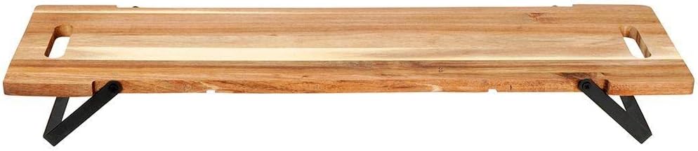 Servierbrett Serviertablett Frühstückstablett Bett-Serviertisch Betttablett Holz-Serviertablett aus