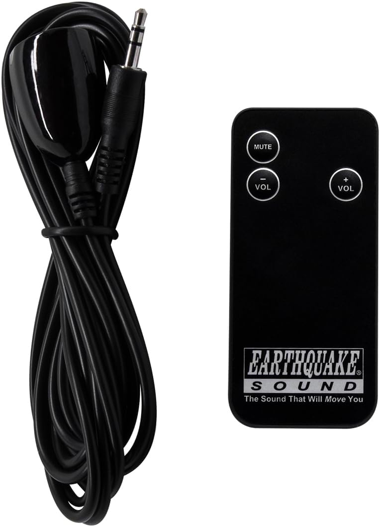 Earthquake Sound MiniMe-DSP-P10 Aktiver 10-Zoll-Subwoofer mit DSP und Passive Radiator, Klavier Schw