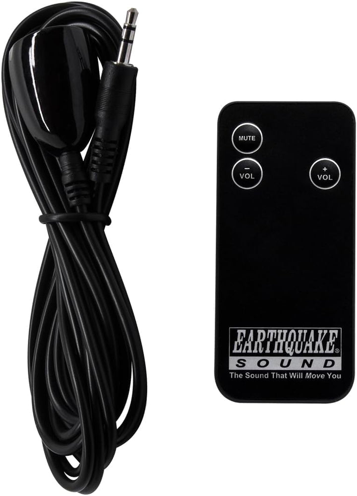 Earthquake Sound MiniMe-DSP-P10 Aktiver 10-Zoll-Subwoofer mit DSP und Passive Radiator, Klavier Schw