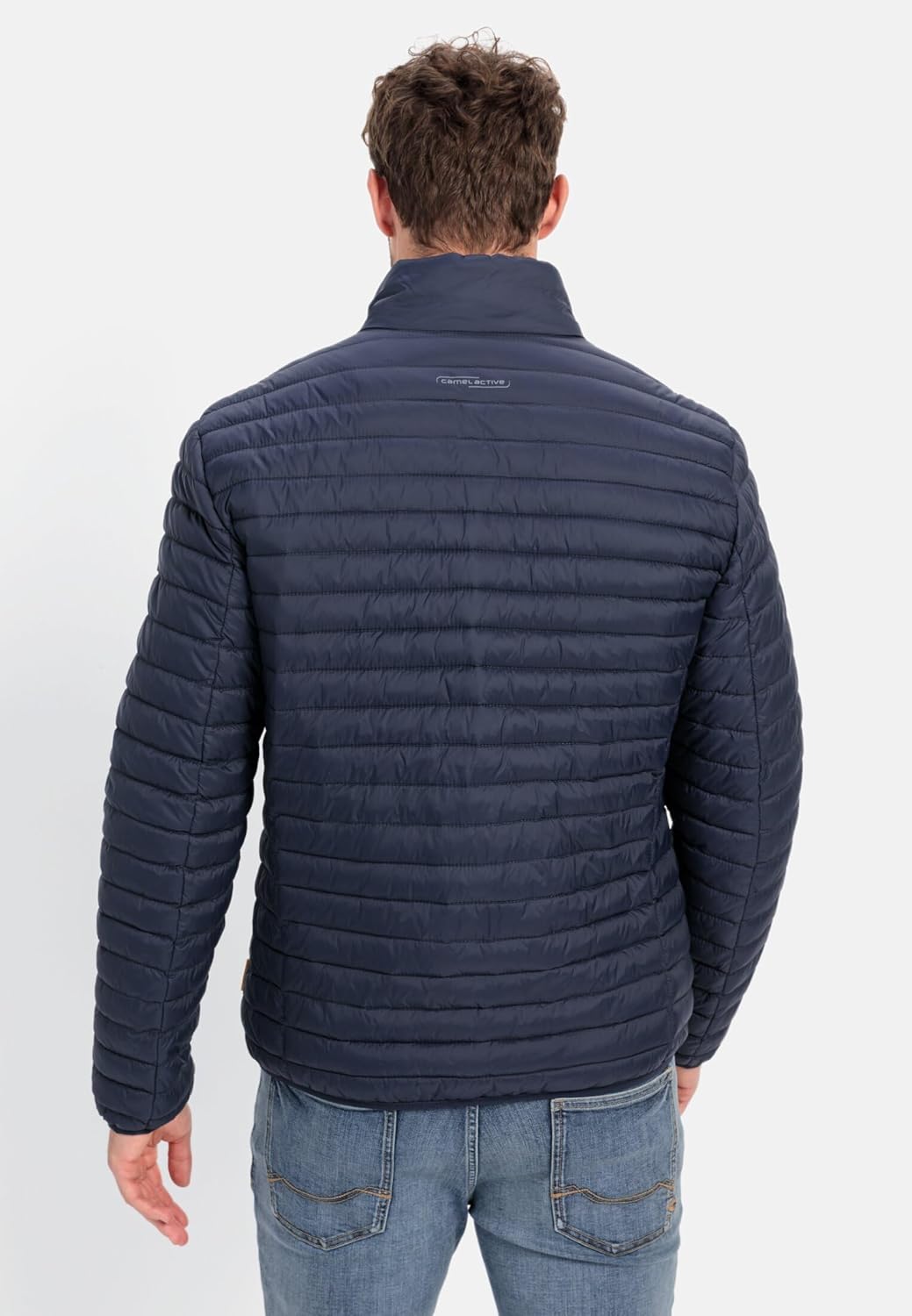 camel active Herren Steppjacke aus recyceltem Polyamid 25 Nachtblau, 25 Nachtblau