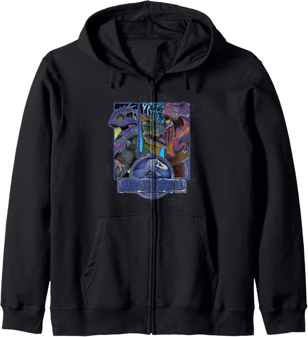 Jurassic World Indominus Rex Raptor & T-Rex Kapuzenjacke