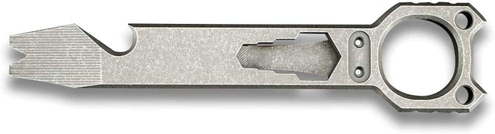 Titan EDC Hebelstange Outdoor Prybar Flaschenöffner mit Taschenclip (Stone Wash) Stone-wash, Stone-w