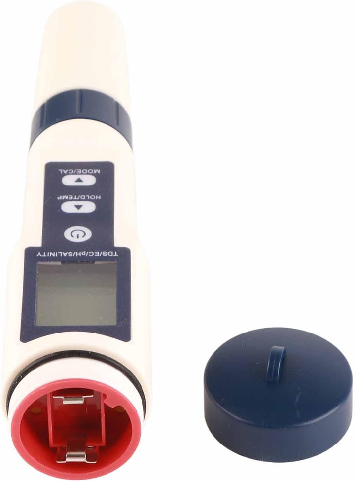 TOPINCN Wasserqualitätsprüfgerät,5in1 multifunktionale tragbare Digitale Wasserqualität Tester PH/Sa