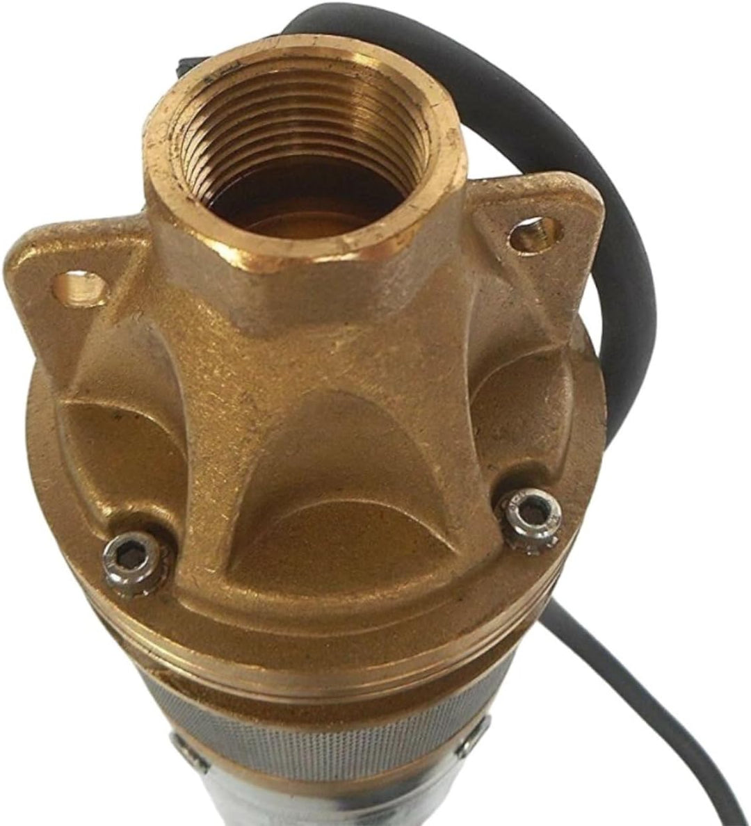 CHM GmbH Brunnenpumpe 3 Zoll Sandverträglich 0,75 kW 2500 L/h 5,8 Bar mit Anlaufkondensator Box + Rü