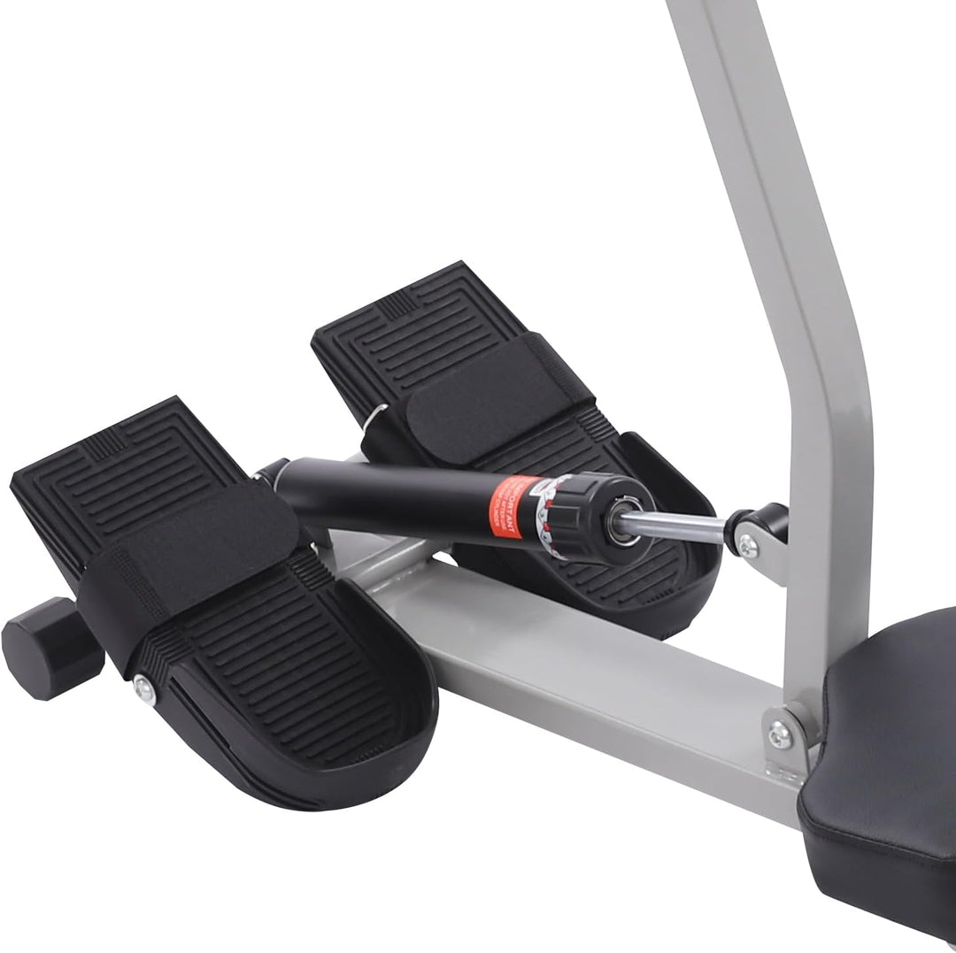 Multifunktionaler Rudergerät für Zuhause klappbar Ruder-Trainingsgerät, Hydraulisches Fitness-Ruderg