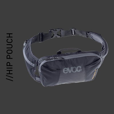 EVOC HIP Pouch 1 Hüfttasche Bauchtasche Hüftbeutel für Bike-Touren & Trails (1l Fassungsvermögen, AI