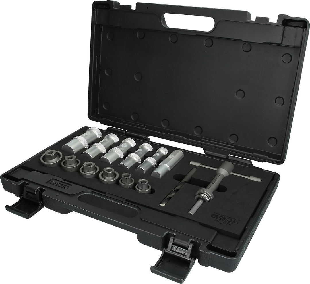 KS Tools 140.2550 Lochstanzen-Satz für PDC-Sensoren, 20-tlg