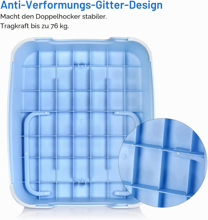 QHYK Tritthocker, Zweistufiger Tritthocker für Kinder, Trennbar Separate Nutzung, Robust Antirutsch,