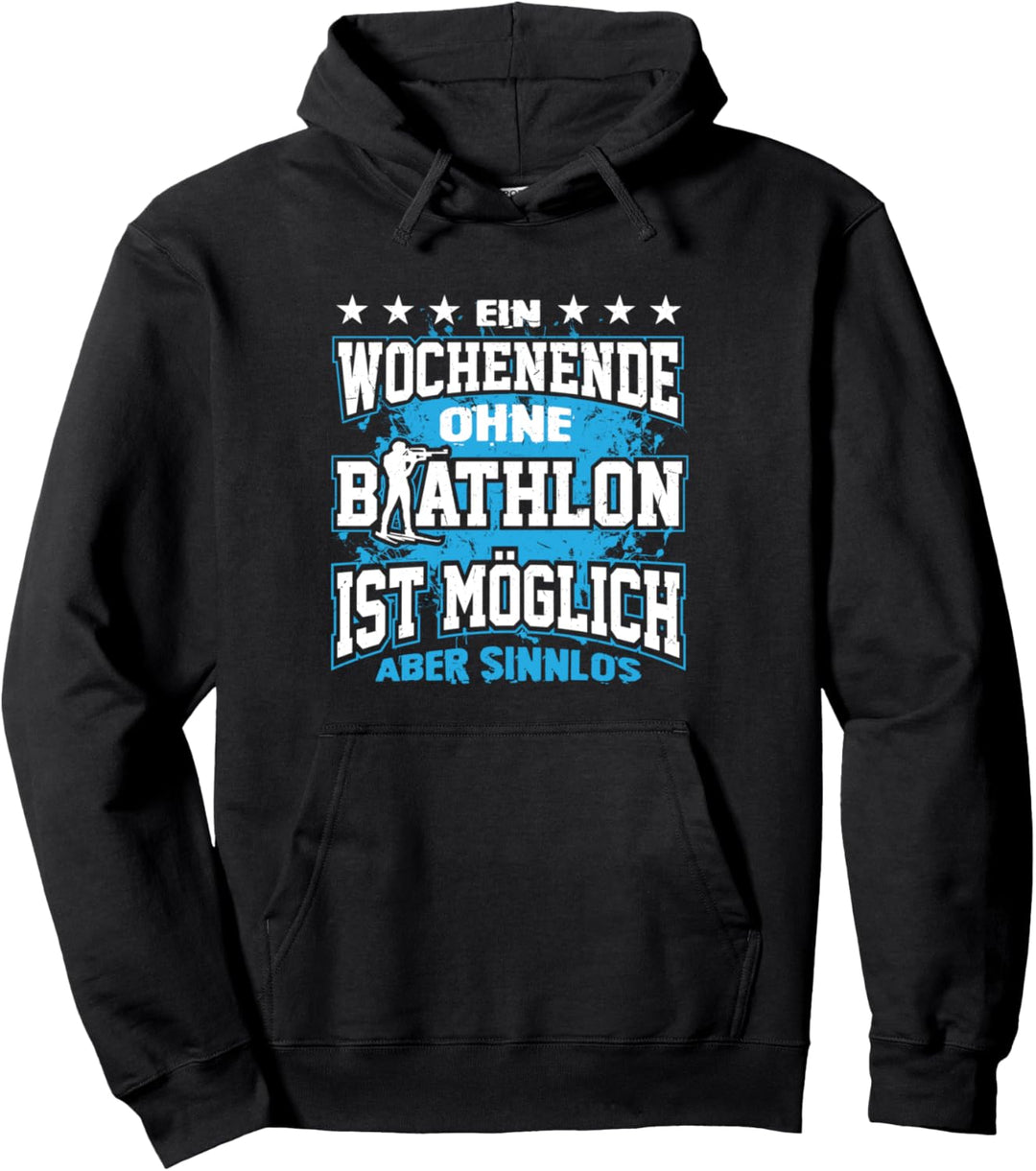 Geschenk für Biathleten Wintersport Biathlon Pullover Hoodie
