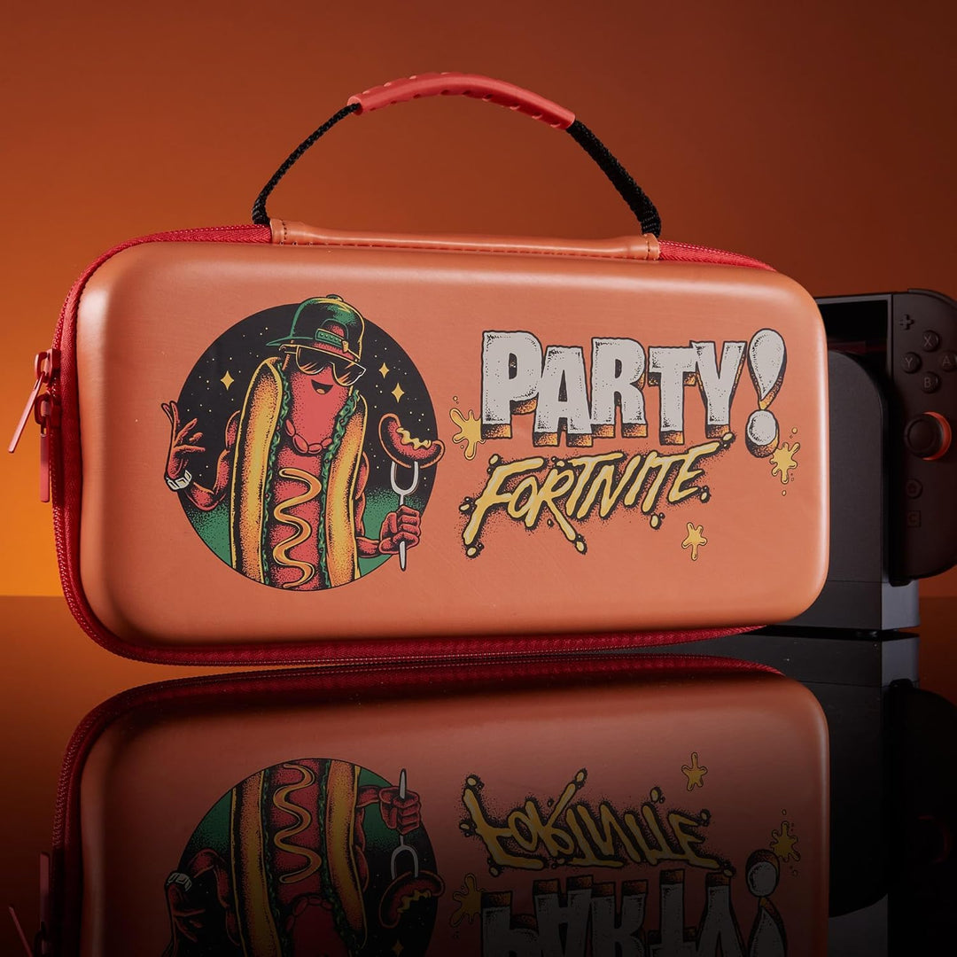 Numskull Offizielles Fortnite-Trageetui für Switch und Switch 2 – Party Edition – Platz für 10 Spiel
