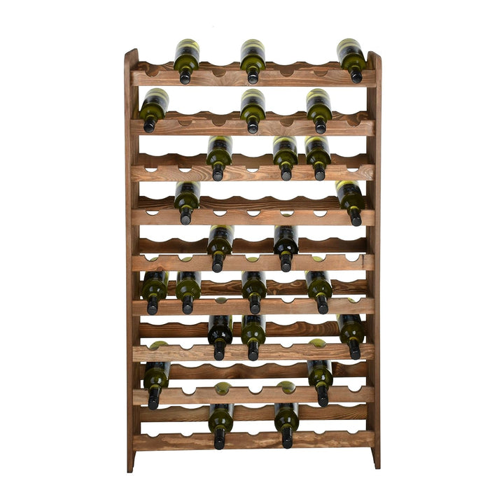 Weinregal/Flaschenregal System"Optiplus" Modell 3, für 63 Fl, Holzverbundstoff, braun