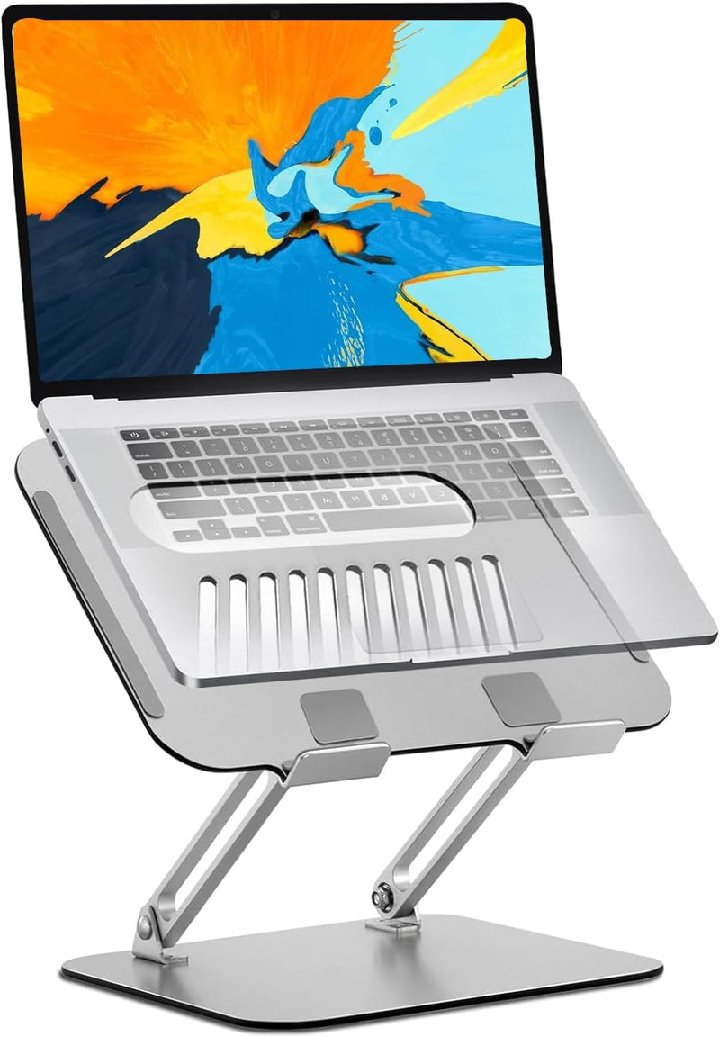 Laspi Laptop Ständer Höhenverstellbar,Aluminium Laptopständer, Laptop Stand for Desk, Notebook Ständ