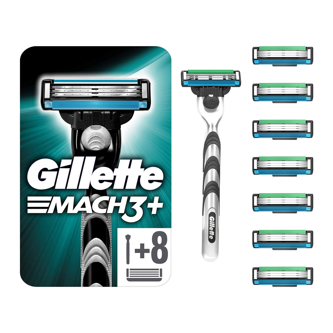 Gillette Mach3 Rasierer für Männer Rasierklinge, 7 Stück