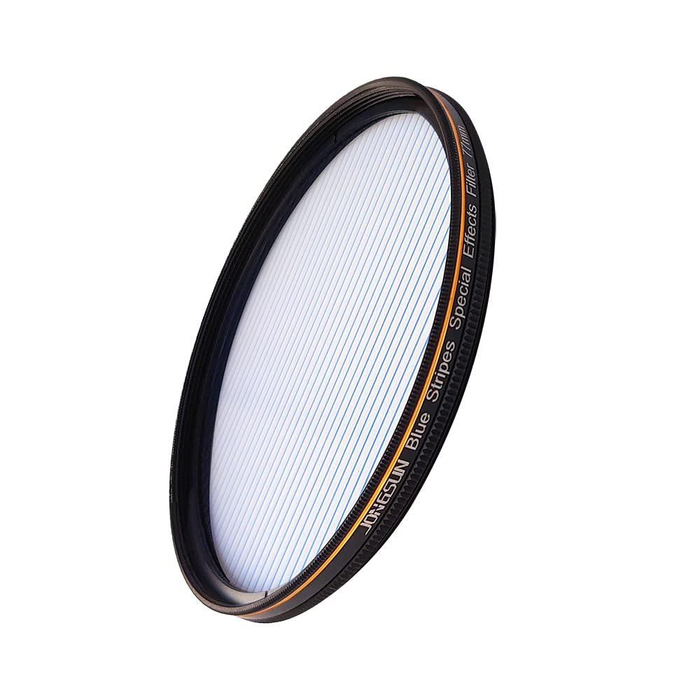 JONGSUN Blaue Streifen Spezialeffektfilter 77mm FX Glare Widescreen Film Anamorphotische DSLR Video