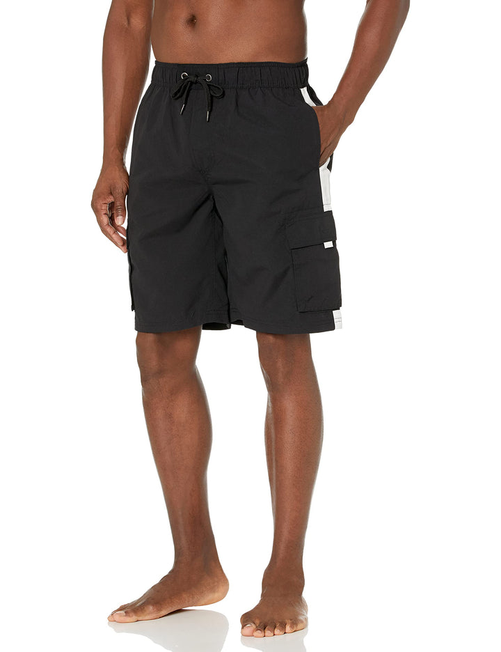 Southpole Herren Badehose M Schwarz, M Schwarz