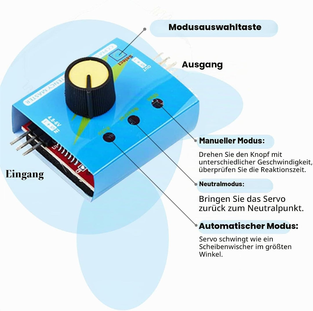 Wishiot 2 Stück winzige 1,5 g Servo Micro Linear Digital Servo Leichte Mini Grösse für Indoor Flugze
