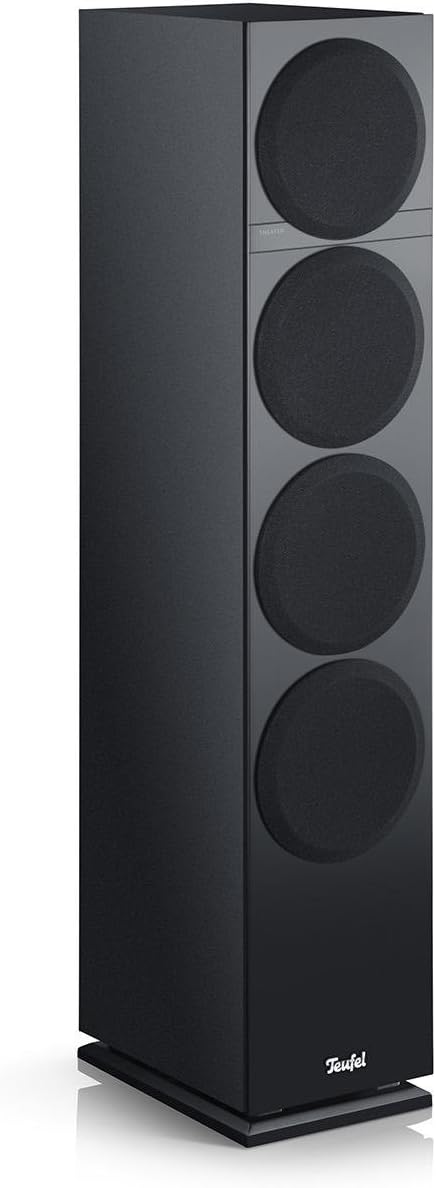 Teufel Theater 500 - HiFi-Stereo-Standlautsprecher Paar, 3-Wege-System, Downfiring Bassreflexsystem,