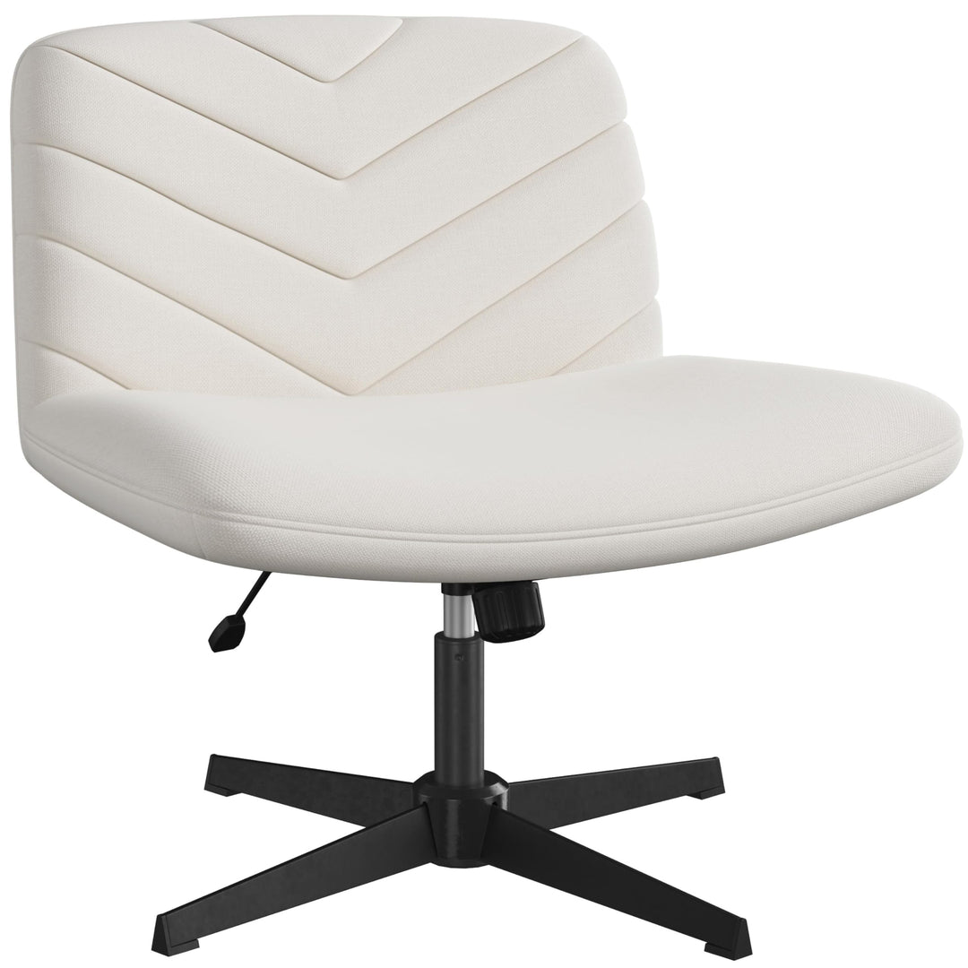 Yaheetech Bürostuhl, Ergonomischer Schreibtischstuhl mit breitem Sitzkissen, Höhenverstellbar Drehst