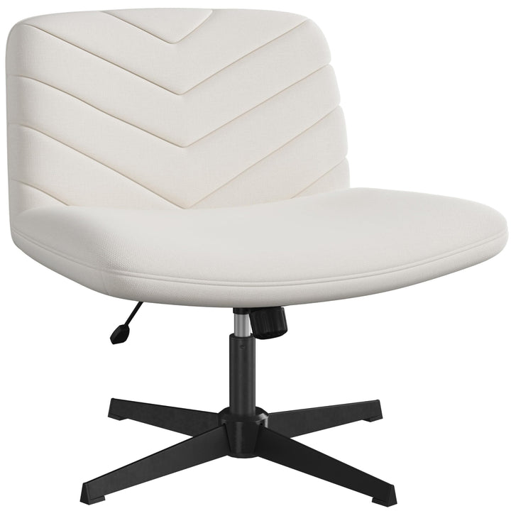 Yaheetech Bürostuhl, Ergonomischer Schreibtischstuhl mit breitem Sitzkissen, Höhenverstellbar Drehst