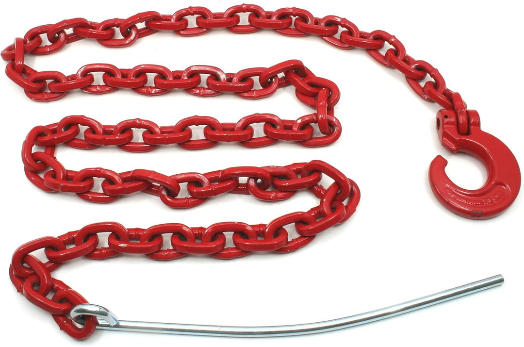 Joma-Tech Chokerkette mit Nadel und Schlinghaken, vierkant 8mm in 4m Länge