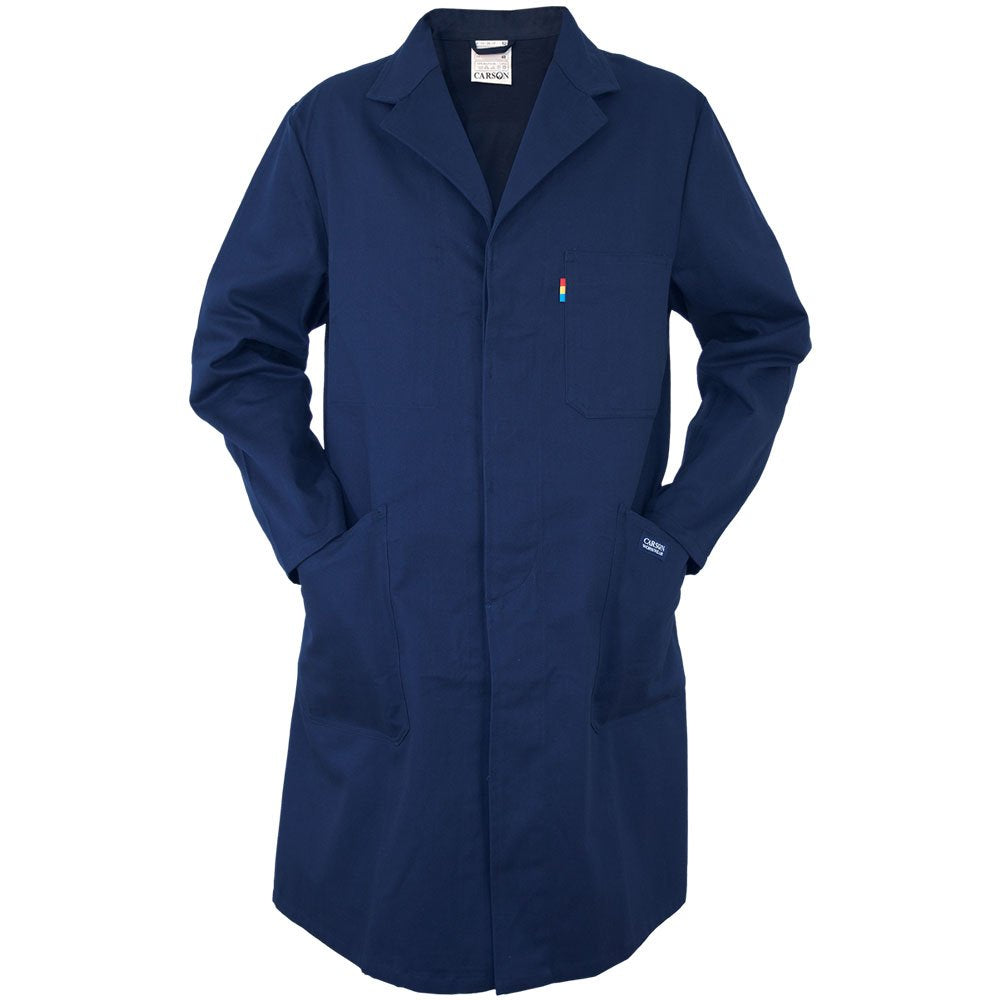 Carson Classic Workwear Carson Arbeitsmantel aus Reiner Baumwolle, 1 Stück, 48, marine, KTH741,HY 48