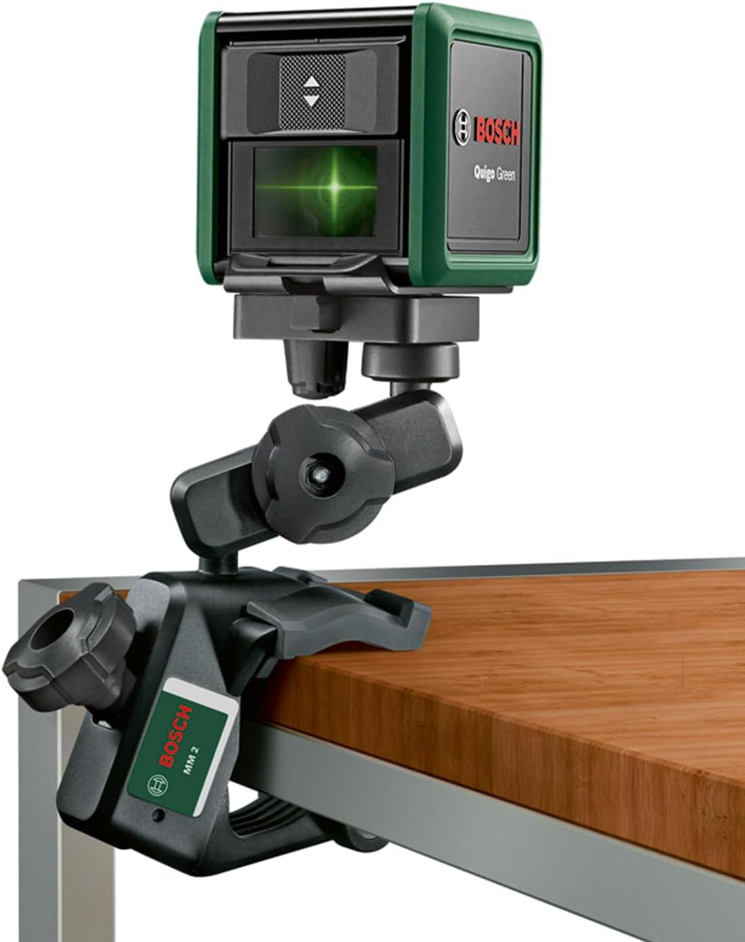 Bosch Universalklemme MM 2 (mit Klemmbereich 10-60 mm und Höhenverstellung 40-95 mm für schnelle und