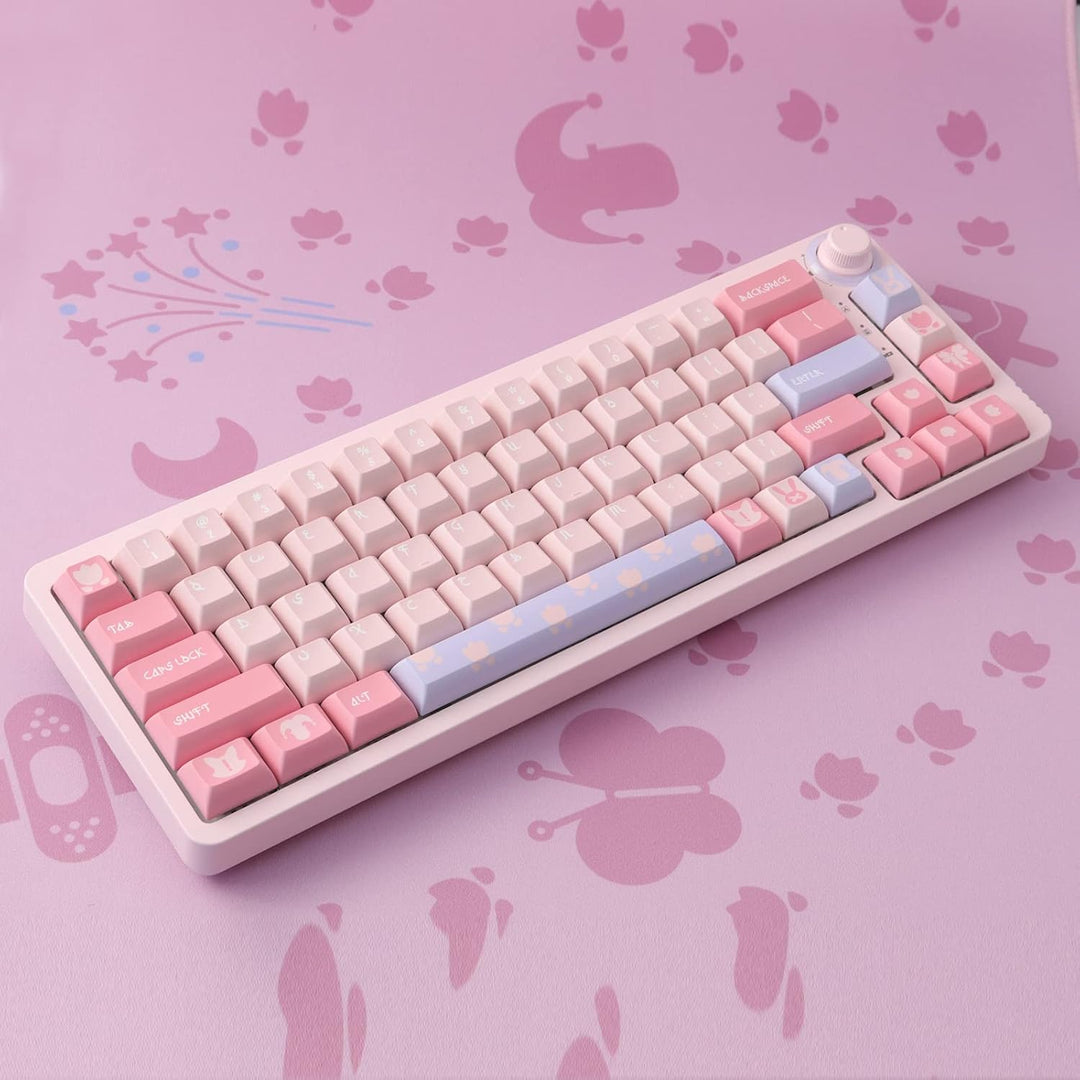 Keycaps,143 Tasten KCA Profil Custom Keycaps Set für Cherry MX Gateron Kailh Switches Mechanische Ga