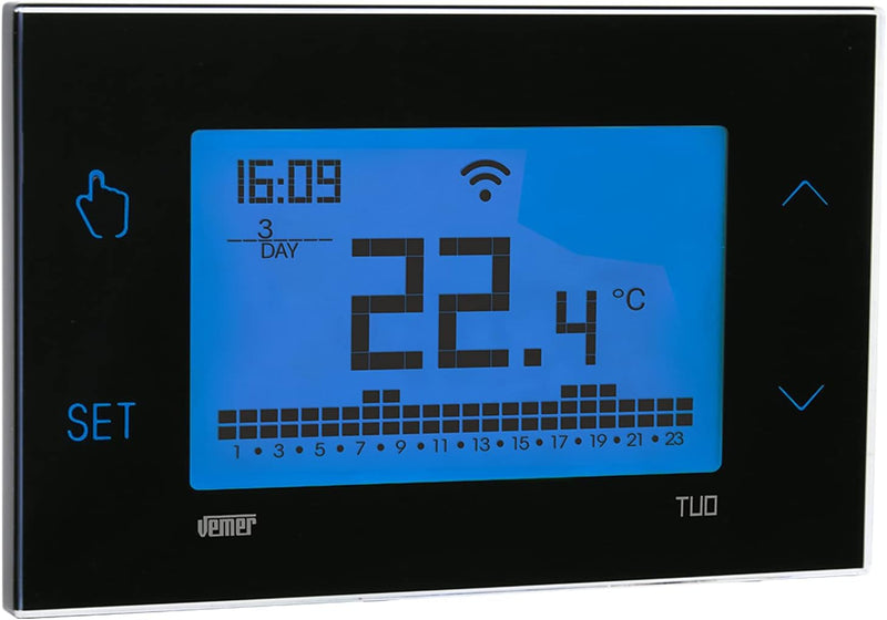 VEMER VE793800 TUO WIFI LITE - Smart WiFi Thermostat, WLAN Raumthermostat Digitaler Programmierbarer