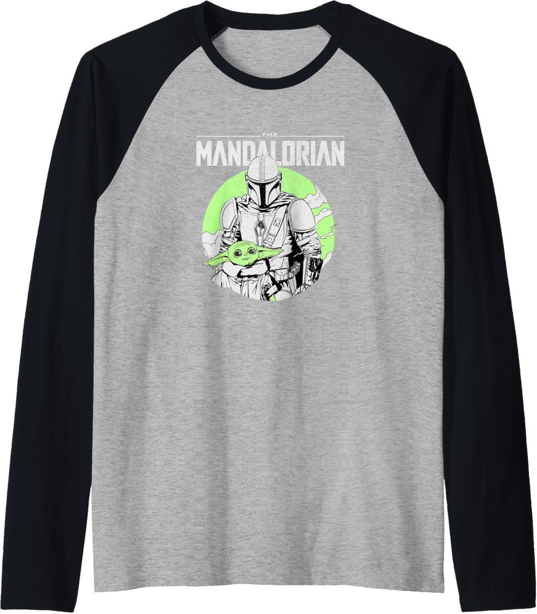 Star Wars: The Mandalorian & The Child Neon Raglan