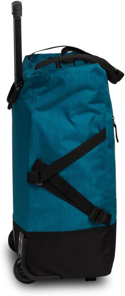 Fabrizio Einkaufstrolley Punta Wheel-Shopping-Roller 52 cm 36 Liter 2 Rollen Petrol/Hellgrün, Petrol