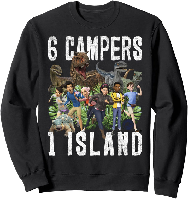 Jurassic World: Camp Cretaceous 6 Campers 1 Island Sweatshirt