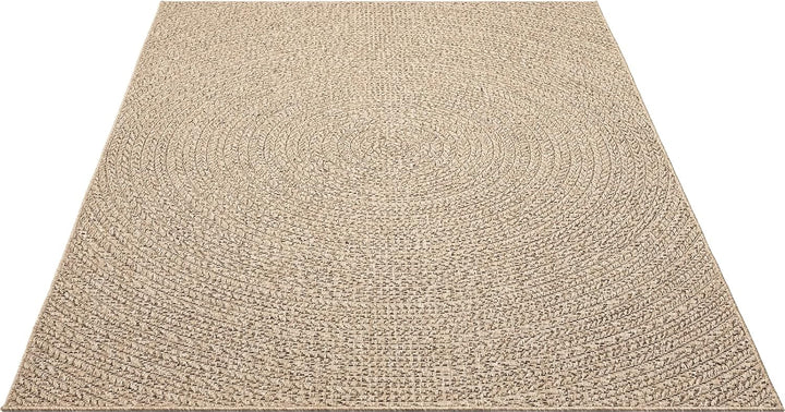Mia´s Teppiche Soil - wetterfester In- und Outdoor Teppich im Natürlichem Jute-Look, wetterfest, gee