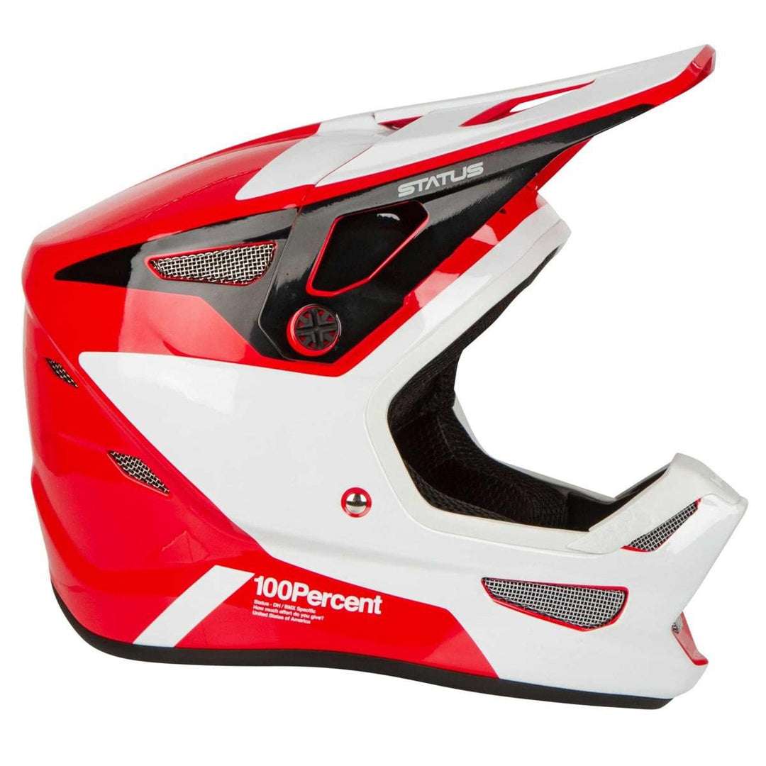 Status Helmet Essential Black Hellfire - Rot Weiss L, Hellfire - Rot Weiss L