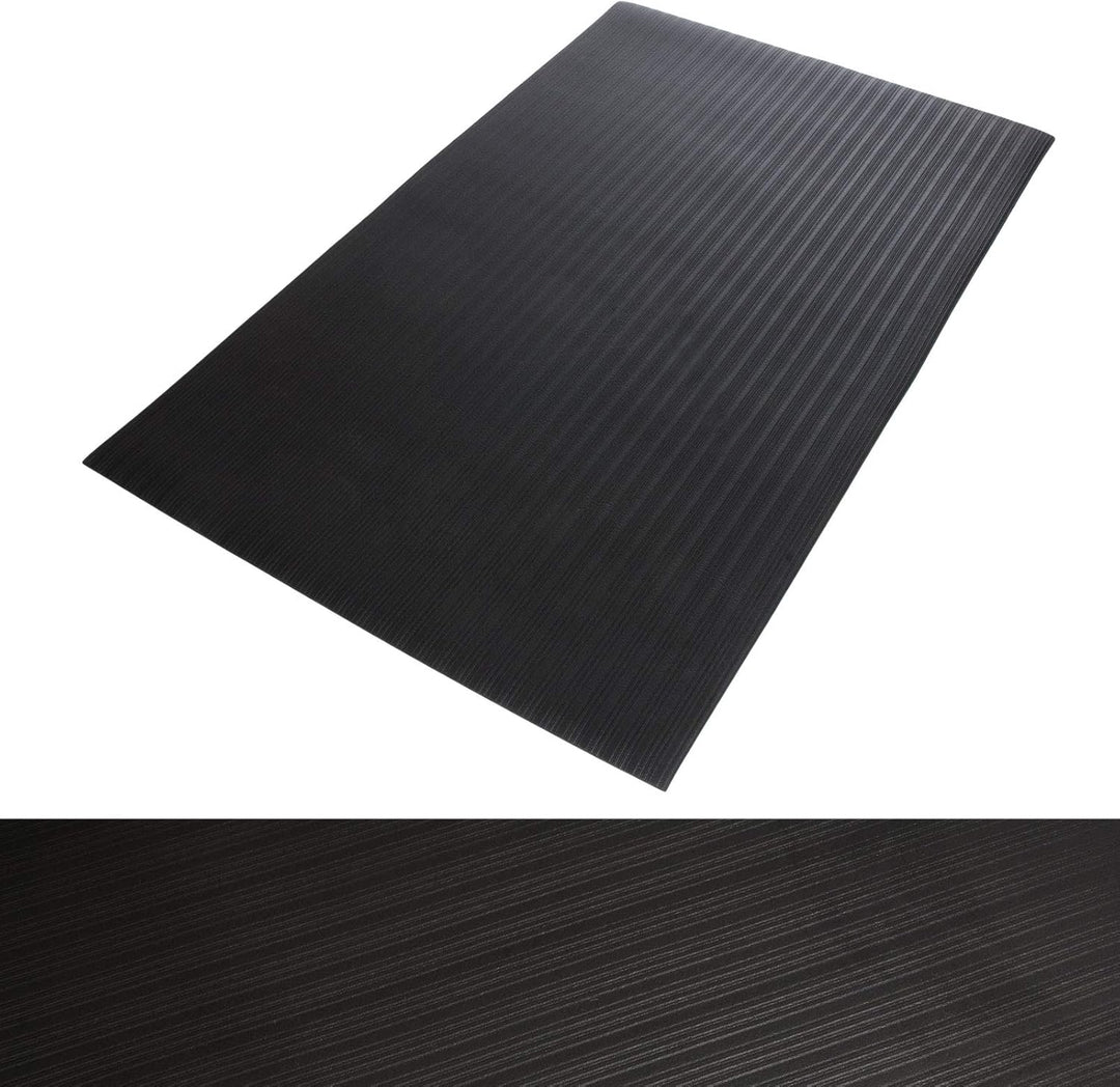 Floordirekt Anti-Ermüdungsmatte Softer-Work-Mat 90 x 200 cm, Schwarz - Ergonomische Arbeitsplatzmatt