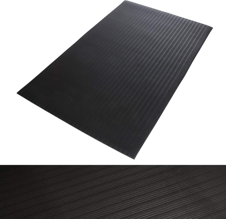 Floordirekt Anti-Ermüdungsmatte Softer-Work-Mat 90 x 200 cm, Schwarz - Ergonomische Arbeitsplatzmatt