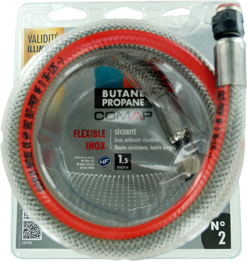 Comap s651123 flexibel Butan/Propan, Edelstahl, 1,50 m 1,50 m, 1,50 m