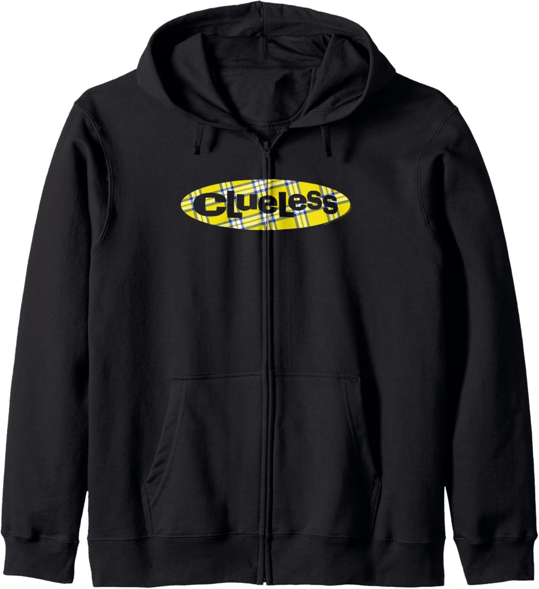 Clueless Plaid Movie Chest Logo Kapuzenjacke