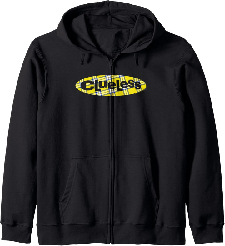 Clueless Plaid Movie Chest Logo Kapuzenjacke