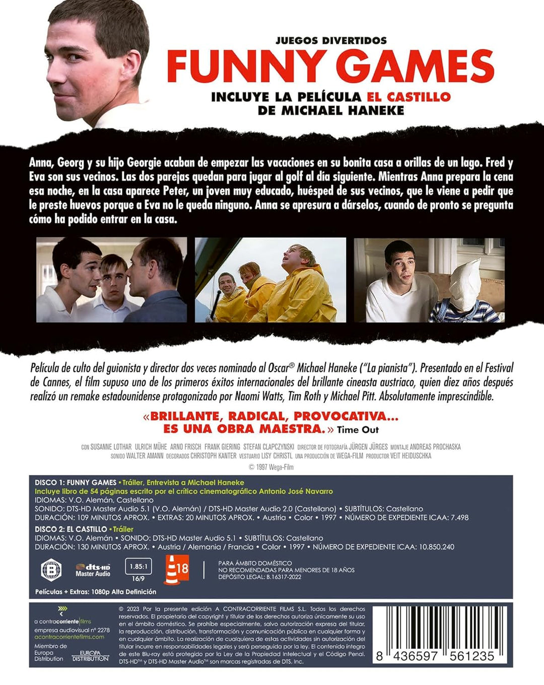 Funny games (juegos divertidos) - 2BD + LIBRETO