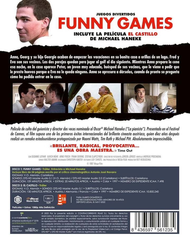 Funny games (juegos divertidos) - 2BD + LIBRETO