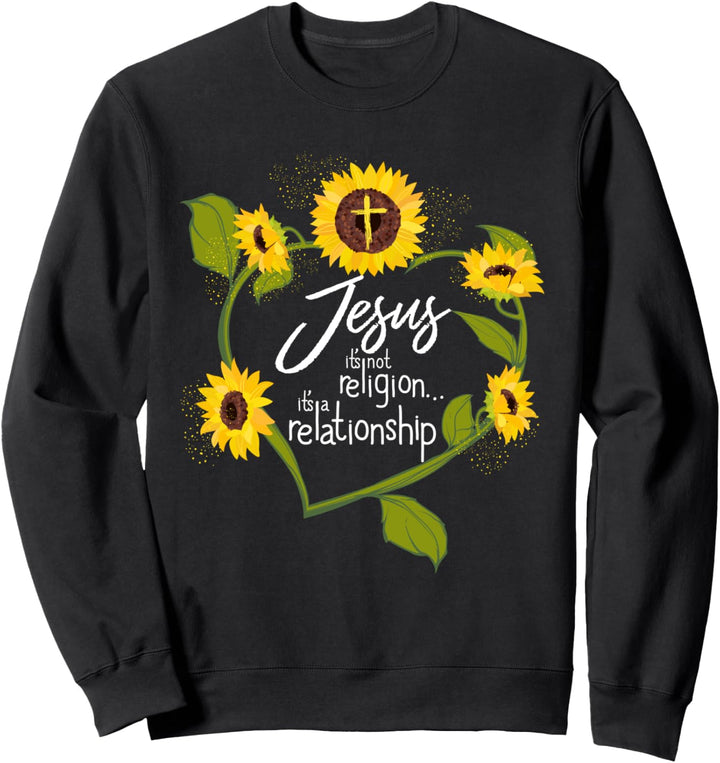 Beziehung zu Gott Jesus Religion Christlicher Gläubiger Sweatshirt