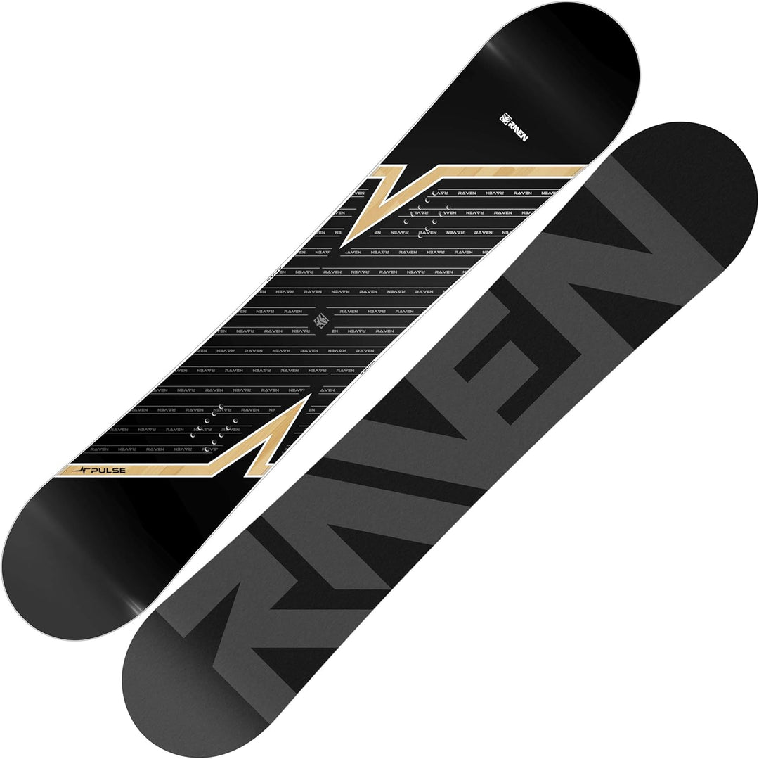 RAVEN Snowboard Set: Snowboard Pulse + Bindung Fastec FT360 159cm Wide + FT360 Black XL, 159cm Wide